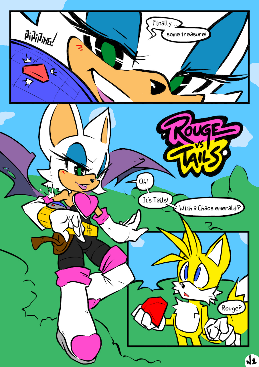Rouge vs Tails - Multporn Comics & Hentai manga