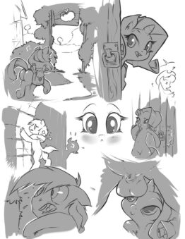 Sweetie belle and Big mac