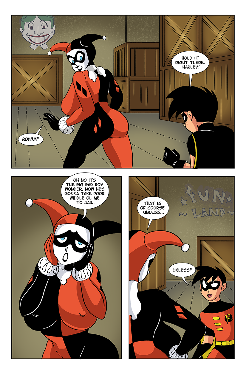 Harley and Robin in The Deal - Multporn Comics & Hentai manga