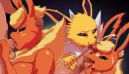 Flareon x Jolteon – Hentai porn pictures