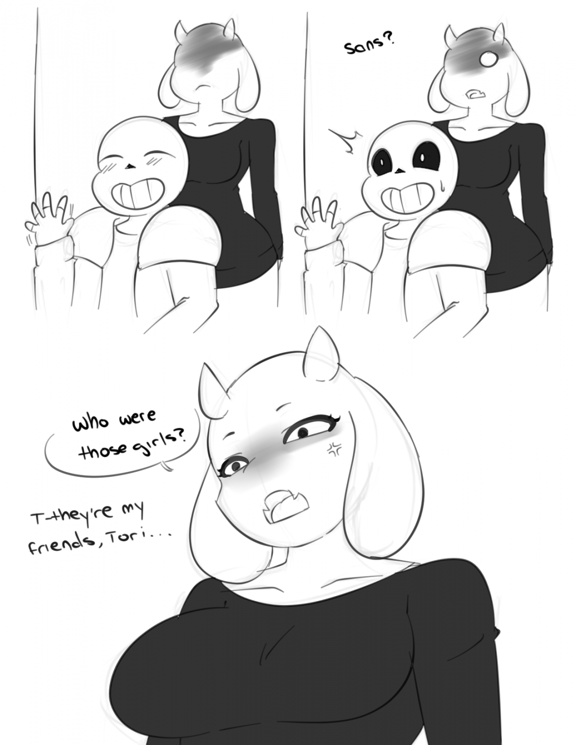 Sans x toriel porn